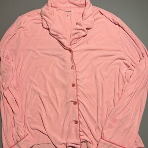 Cozy Earth Pink pjs Top, Bamboo, size XL